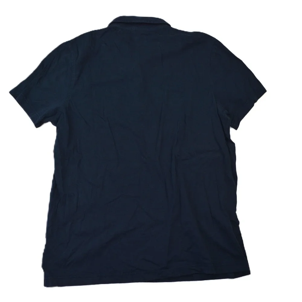 Brooks Brothers Mens Navy Blue Cotton Short Sleeve Pocket Polo Shirt Size L - Picture 4 of 8